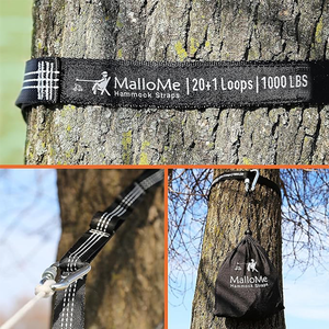 Vente chaude Camping <span class=keywords><strong>Hamac</strong></span> Sangles 1000 LBS Non-Stretch Tree Strap <span class=keywords><strong>pour</strong></span> <span class=keywords><strong>Hamac</strong></span> <span class=keywords><strong>Suspension</strong></span> System <span class=keywords><strong>Kit</strong></span> - Product Image 4