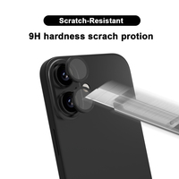 Verre trempé flexible 3D 9H pour iphone 16 pro max Protecteur d'objectif d'appareil photo Protection d'objectif à couverture complète pour iphone 16