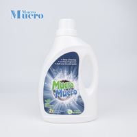 Vente en gros de détergent liquide de lavage du linge 2L 3L de détergent à lessive vert détergent pour tissu à ingrédients purs et naturels