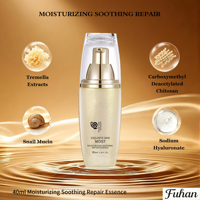 Sérum Visage Hydratant Apaisant et Réparateur aux Herbes Naturelles Biologiques, à la Mucine d'Escargot et à l'Extrait de Tremella, Hydratant, Anti-rides et Éclaircissant