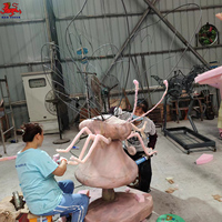Modèle de papillon d'insecte de mouche artificielle animatronique réaliste