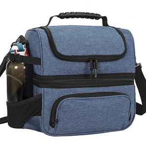 Sac isotherme de qualité supérieure pour adultes en nylon Oxford 600D, imperméable, avec isolation thermique en PEVA, pour le déjeuner - Product Image 2