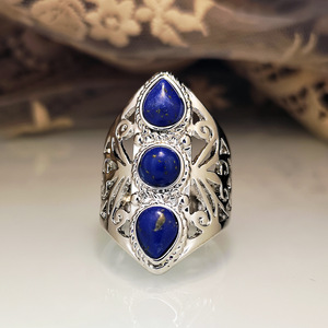Anello cavo inciso, anello personalizzato da donna in stile retrò, accessori per le dita dal design creativo - Product Image 3