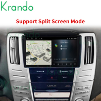 Krando 9 "Android Auto Radio pour Lexus RX330 RX350 RX400 2004 - 2009 Car Navigation Wireless Apple Carplay 4G WIFI GPS Map