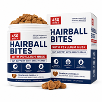 Friandises en vrac pour chats : Bouchées de fibres douces pour la digestion, complément de bien-être digestif avec Oméga 3 et citrouille, soutien à la santé intestinale des chats