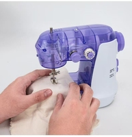 Mini machines à coudre populaires pour vêtements portable ménage marche pied rideau fourrure sac bouton surjeteuse cuir