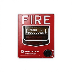 Station de tirage manuelle adressable à double action Notifier NBG-12LX |   Communication I/O Link 110V |   Système d'activation manuel fiable - Product Image 1