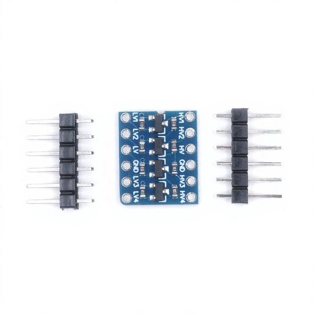 4-Channel Bi-Directional Logic Level Converter Module 3.3V-5V IIC I2C UART SPI Signal Shifter for Electronic Development