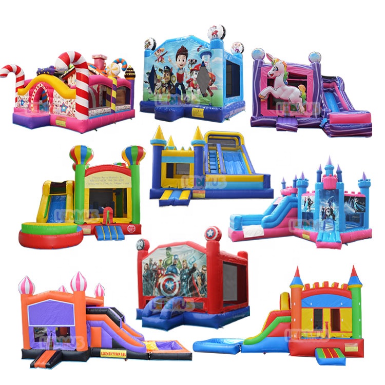 Thương mại Bounce House trẻ em Inflatable Bounce House Bouncer trượt Combo nảy lâu đài nhảy lâu đài cho trẻ em người lớn