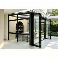 Serre de jardin préfabriquée de luxe personnalisable, structure en verre trempé, plantes, fleurs, légumes, toute saison