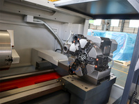 Torno CNC de Cama Plana Horizontal CK6140, Máquina de Torneado de Alta Precisión para Piezas Metálicas y Mecanizado de Ejes
