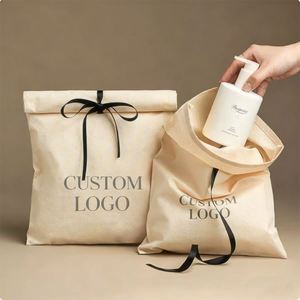 Custom Logo Eco Friendly Cotton Canvas Flap Envelope Pouch <b>Bag</b> Customized Designs Letter Pattern <b>Medium</b> <b>Size</b> Shoulder/Hand - Product Image 3