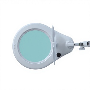 ไฟแว่นขยาย LED ปรับได้ 12w หัวกลม อุปกรณ์เสริมความงาม โคมไฟหนีบสำหรับต่อขนตาและดูแลผิว - Product Image 4