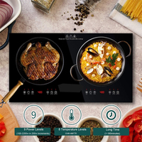 Dapur Ce 220V 110V 2 Burner Stainless Steel Listrik Kompor Induksi