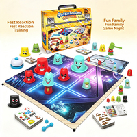 Jeu de réflexes rapide 4 en 1, jeu de société interactif familial, jeu éducatif pour enfants, entraînement à la réaction, jeux de table pour fêtes