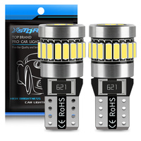 Lumière LED de lecture T10 24SMD 4014 ultra-lumineuse pour automobile, petite lumière de plaque d'immatriculation Canbus, lumière de décodage de largeur pour voitures
