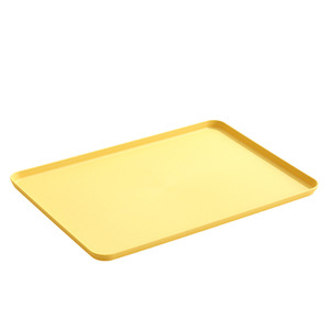 Extra Large Plastic <b>Tray</b> 50cm Rectangular Serving <b>Tray</b> For Fruit Tea Hotel Coffee KTV <b>Dinner</b> Table Use Solid Color - Product Image 5