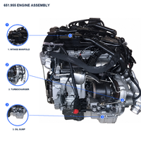 Nouveau moteur diesel turbo CDI 2.1T DOHC 16 soupapes OM651 651.955, ensemble moteur complet pour Mercedes Sprinter W906 2015-2017