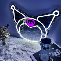 Lumière néon LED personnalisable Anime, lumières de scène personnalisées, lumières de nuit, miroir acrylique, décoration intérieure à intensité variable
