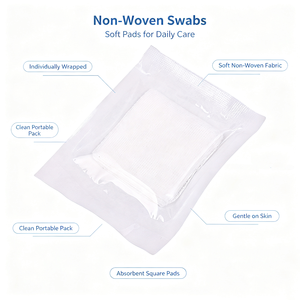 Compresses non tissées absorbantes stériles et non stériles, compresses non tissées, compresses non tissées stériles - Product Image 1