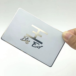 Chuyên nghiệp Tùy chỉnh cao cấp giá rẻ thẻ tín dụng Kích thước khắc thép không gỉ đã ghé thăm thẻ laser cắt kim loại thẻ kinh doanh trống - Product Image 5