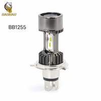 Ampoule LED H4 M8 bicolore blanc-jaune pour intérieur, système d'éclairage automobile, mini phare antibrouillard pour moto CG