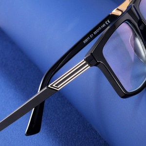 กรอบแว่นตา<span class=keywords><strong>แฟ</strong></span>ชั่นทรงสี่เหลี่ยมใหญ่ รุ่น 93511 สำหรับผู้ชาย ปี 2026 แว่นตาออพติคอล TR90 หรูหรา ป้องกันแสงสีฟ้าจากคอมพิวเตอร์ - Product Image 2