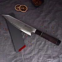 8インチ日本の寿司ナイフ手作りVG10ダマスカスナイフ日本のKiritsuke包丁シース付き