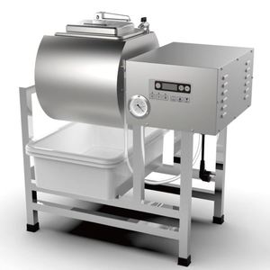 Máquina de marinado de carne de alta capacidad de acero inoxidable con control de velocidad, tanque de curado, equilibrado y saborizado al vacío - Product Image 3