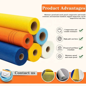 ผ้าตาข่ายไฟเบอร์กลาสคุณภาพสูง ทนด่าง ทนกรด  สีตามสั่ง สำหรับเสริมกำลังผนัง - Product Image 6