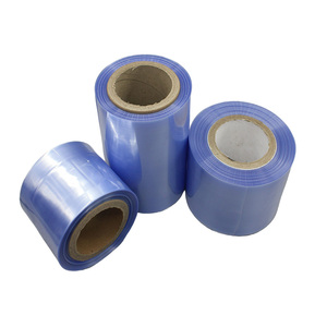 <span class=keywords><strong>Film</strong></span> d'emballage plastique en gros d'usine, <span class=keywords><strong>film</strong></span> rétractable thermique en PVC <span class=keywords><strong>bleu</strong></span> transparent pour l'emballage - Product Image 1