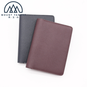 Cartera de viaje de cuero genuino Sublimación personalizada RFID Pasaporte Logo en relieve Elegante Tarjeta de viaje de negocios Porta Pasaporte - Product Image 1