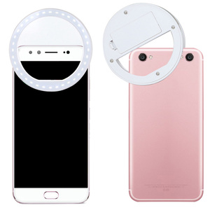 36 LED <span class=keywords><strong>Selfie</strong></span> <span class=keywords><strong>Ring</strong></span> <span class=keywords><strong>Light</strong></span> pour Smartphone Boîte en plastique durable à 3 niveaux de luminosité - Product Image 1