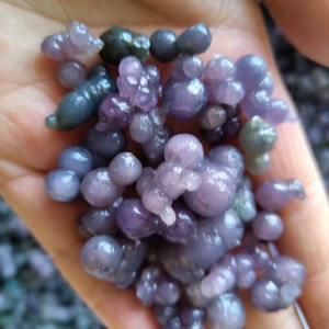 Cluster Grezzo di Prehnite Naturale e <span class=keywords><strong>Agata</strong></span> Viola Uva, Esemplare <span class=keywords><strong>Minerale</strong></span> Grezzo per Decorazione Casa - Product Image 2