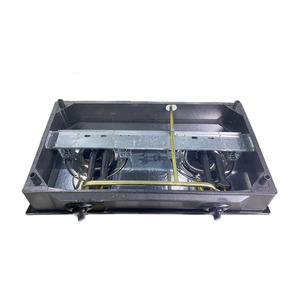Gran oferta, estufa de Gas de vidrio templado Todo negro, estufa de Gas de <span class=keywords><strong>2</strong></span> quemadores Honneycomb <span class=keywords><strong>barata</strong></span>, cocina de Fuego Azul, aparato de cocina, cocina de Gas - Product Image 2