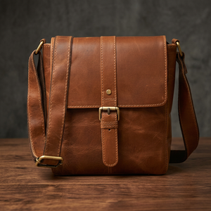 Sac à main pochette élégant en cuir véritable pour femme BS INTERNATIONAL avec fermeture éclair, broderie, logo personnalisé, soie, pierre, léopard - Product Image 1