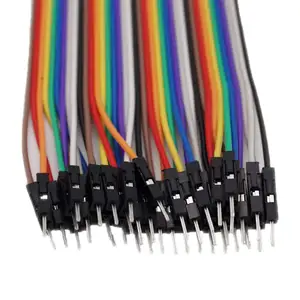 Ribbon Cables Kit Compatible With Arduino ProjectsMulticolored Dupont Wir Multicolored Dupont Wire 40pin Breadboard Jumper Wire