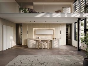 Armoires de cuisine modernes en bois massif blanc avec îlot, norme australienne, bon marché, personnalisées, ouvertes - Product Image 3