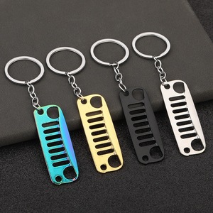 Portachiavi in metallo cromato <span class=keywords><strong>per</strong></span> Jeep accessori <span class=keywords><strong>per</strong></span> auto - Product Image 1