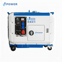 Hochwertiger U+POWER CE ISO-zertifizierter 10kW Dreiphasen-Notstrom-Industriegenerator mit Wasserkühlung, Geräuscharm, Diesel, Automatischer Start, ATS