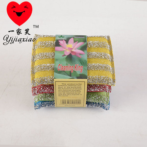 Yijiaxiao Cleaning King Scouring Pads Rectangle Non-Stick Oil Repellent Dishwashing Kitchen Cleaning Pad Set - Product Image 5