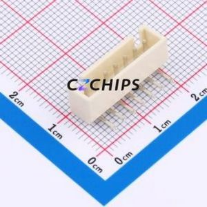 BX-HA2.54-7PWZ-GW Wire-to-Board Pin Header Bent Lead Through Hole,P=2.5mm Connector 1x7P 2.5mm Right Angle Insert 7P - Product Image 1