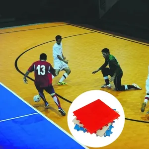 Ubin olahraga bola basket bola voli tenis dalam ruangan warna polos permukaan datar