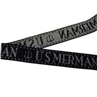 Bande élastique tissée jacquard pour sous-vêtements, ceinture élastique en nylon, élasthanne et lurex scintillant, sangle élastique pour slips et boxers