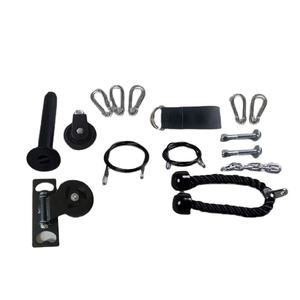 Ayarlanabilir tasarıma sahip disk makara sistemi dayanıklı çelik için yüksek kaliteli Fitness ekipmanları kablo ek seti - Product Image 1