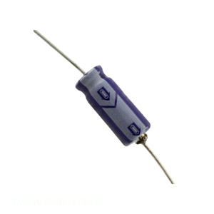 ตัวเก็บประจุแบบ Through Hole รุ่น TVX1V220MAD1LS ยี่ห้อ CAP ALUM ความจุ 22uF 20% 35V แบบ AXIAL TH 22uF - Product Image 1