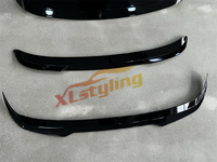 Accessoires de voiture séparateur de lèvre avant spoiler diffuseur arrière jupe latérale pour vw golf 8 abs aero kit