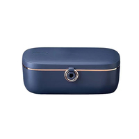 Mini-cuiseur à riz électrique Sorge 900 ml, boîte à lunch, chauffage automatique, cuve intérieure en acier inoxydable, chauffe-plat portable en plastique
