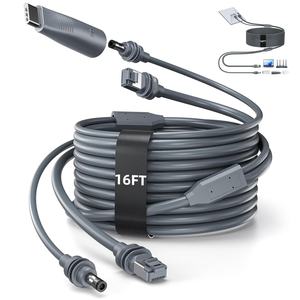 Câble transfrontalier pour Starlink Mini 2-en-1, 16,4 pieds/5 m, étanche, charge CC/USB-C vers Ethernet <span class=keywords><strong>RJ45</strong></span>, cordon d'alimentation - Product Image 1