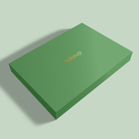 Boîte élégante avec base et couvercle personnalisés avec logo en estampage à chaud, emballage cadeau rigide pour cadeaux haut de gamme